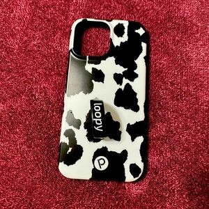 Loopy cow print iPhone 13 Pro Max case